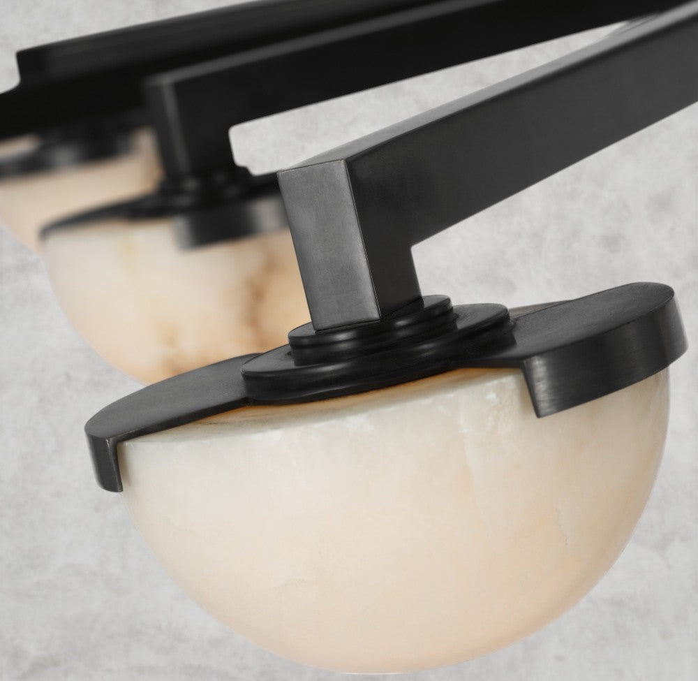 Pedra Staggered Arm Flush Mount 36", 48", 60"